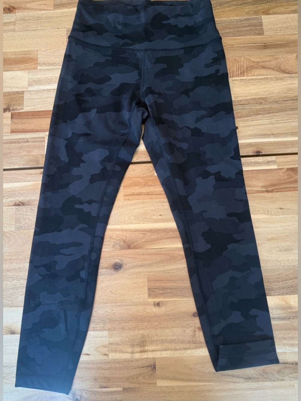 lululemon athletica Black & Charcoal Camo High-Rise Leggings
